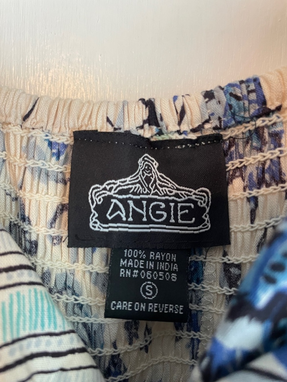 Angie Boho Twist Front with Keyhole Maxi Dress Small - Picture 7 of 7